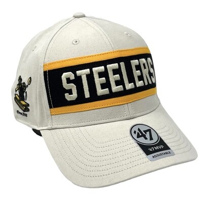 Pittsburgh Steelers Men's Legacy 47 Brand MVP Adjustable Hat