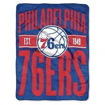 Philadelphia 76ers 46" x 60" Plush Blanket