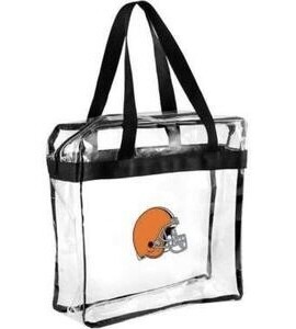 Cleveland Browns Stadium Approved Clear Tote Bag