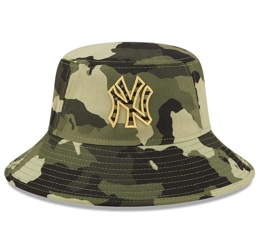 New York Yankees Armed Forces Day Bucket Hat