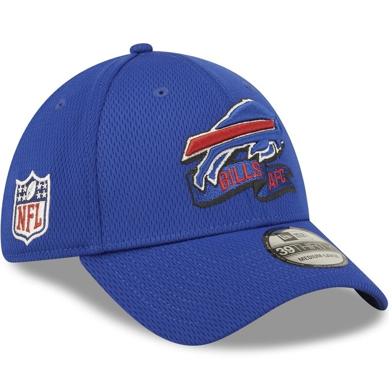 Buffalo Bills Men’s Blue New Era 39Thirty  Sideline Official Coach Flex Fit Hat