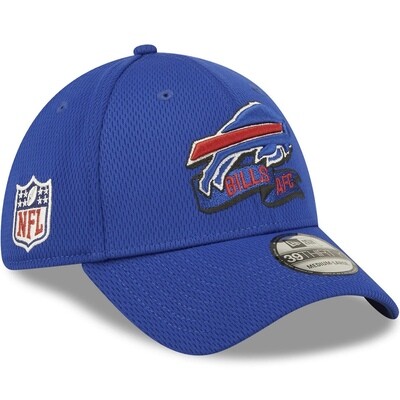 Buffalo Bills Men’s Blue New Era 39Thirty  Sideline Official Coach Flex Fit Hat