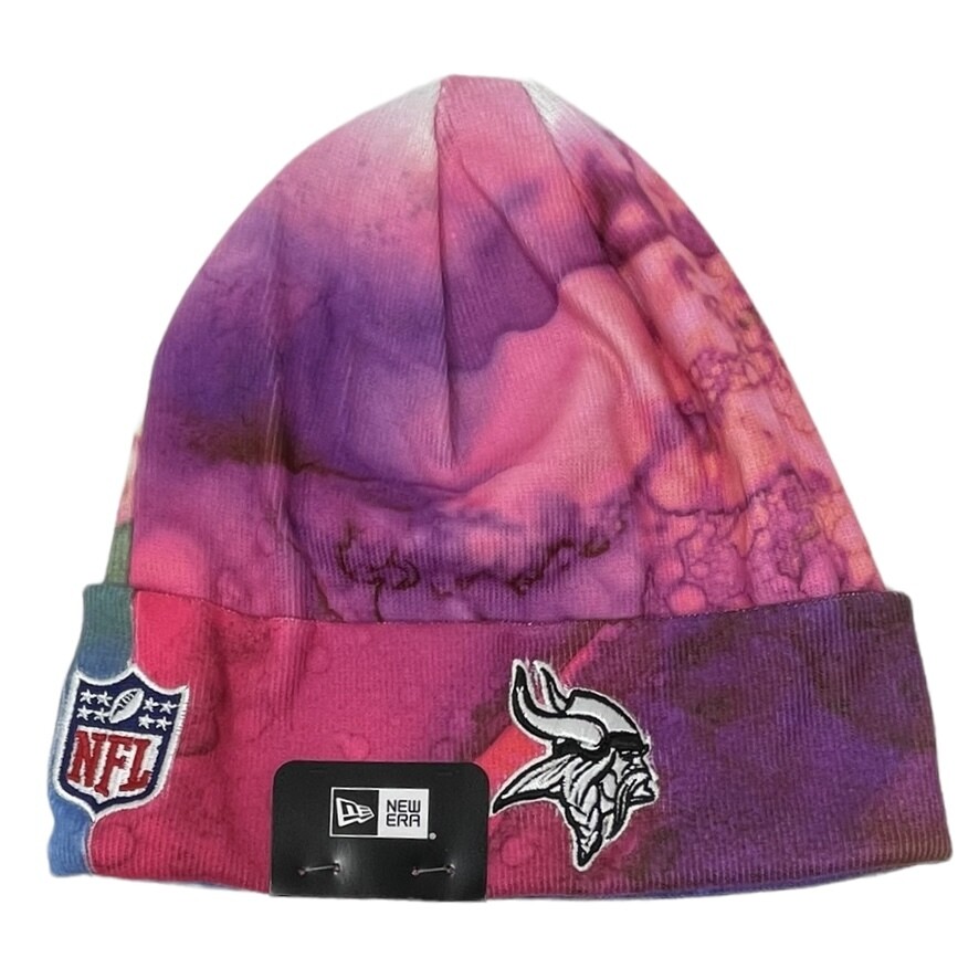 Minnesota Vikings 2022 New Era Crucial Catch Knit Hat