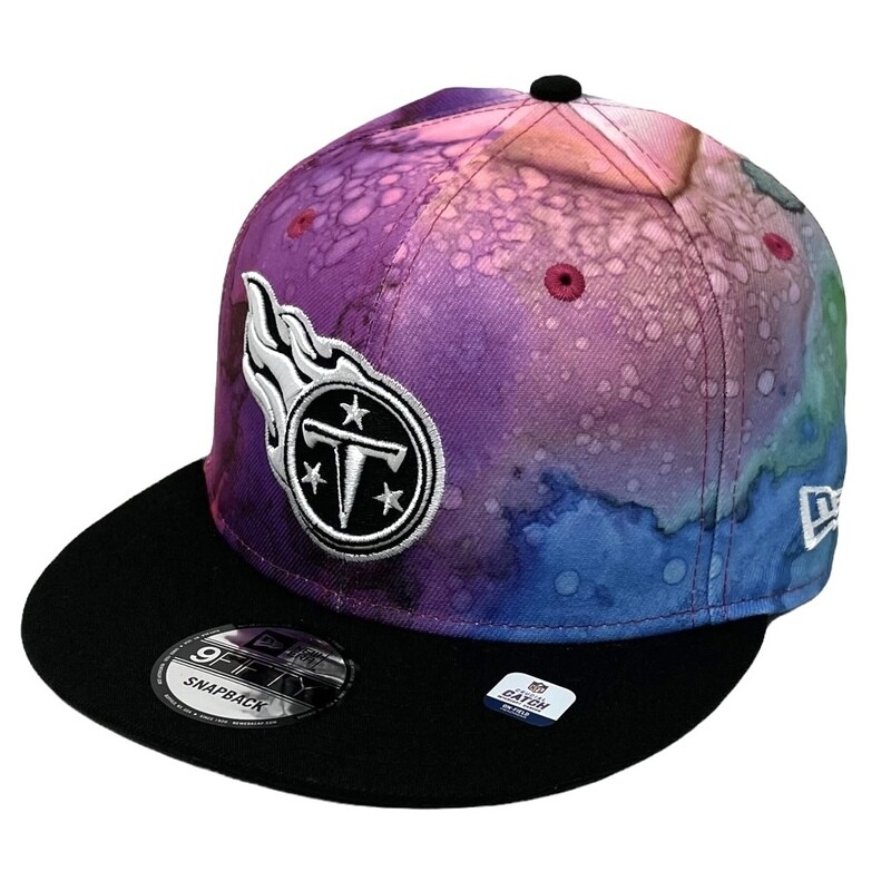 Tennessee Titans Men's New Era 9Fifty Ink Dye Crucial Catch Snapback Hat