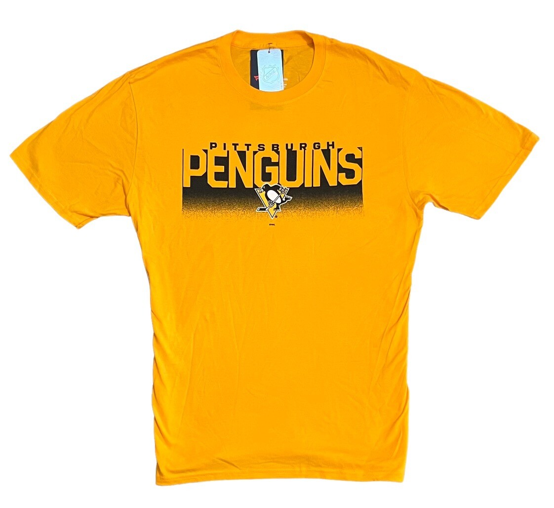 Pittsburgh Penguins Men’s Fanatics Solid Format Yellow T-Shirt