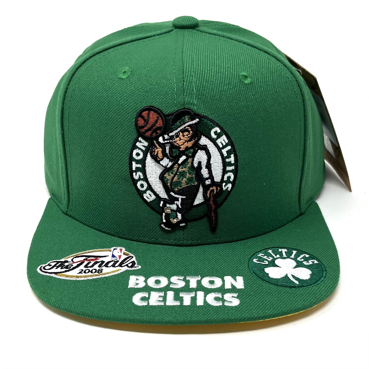 Boston Celtics Logo Mitchell & Ness NBA Green Snapback Hat