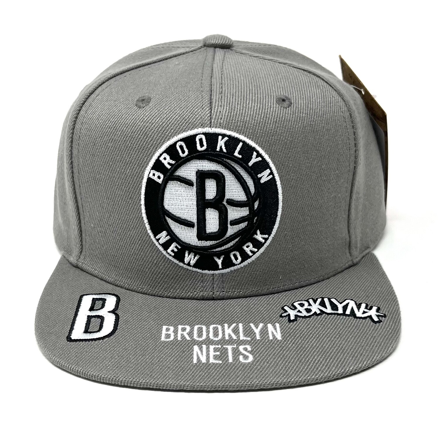 Brooklyn Nets Men’s NBA Front Face Mitchell & Ness Snapback Hat