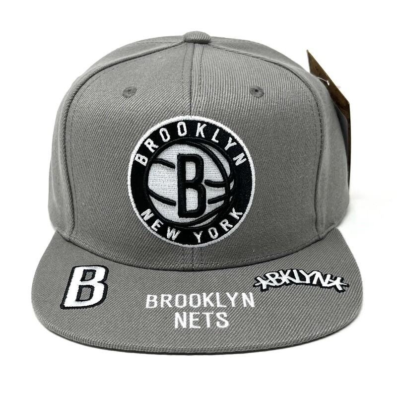 Brooklyn Nets Men’s NBA Front Face Mitchell & Ness Snapback Hat