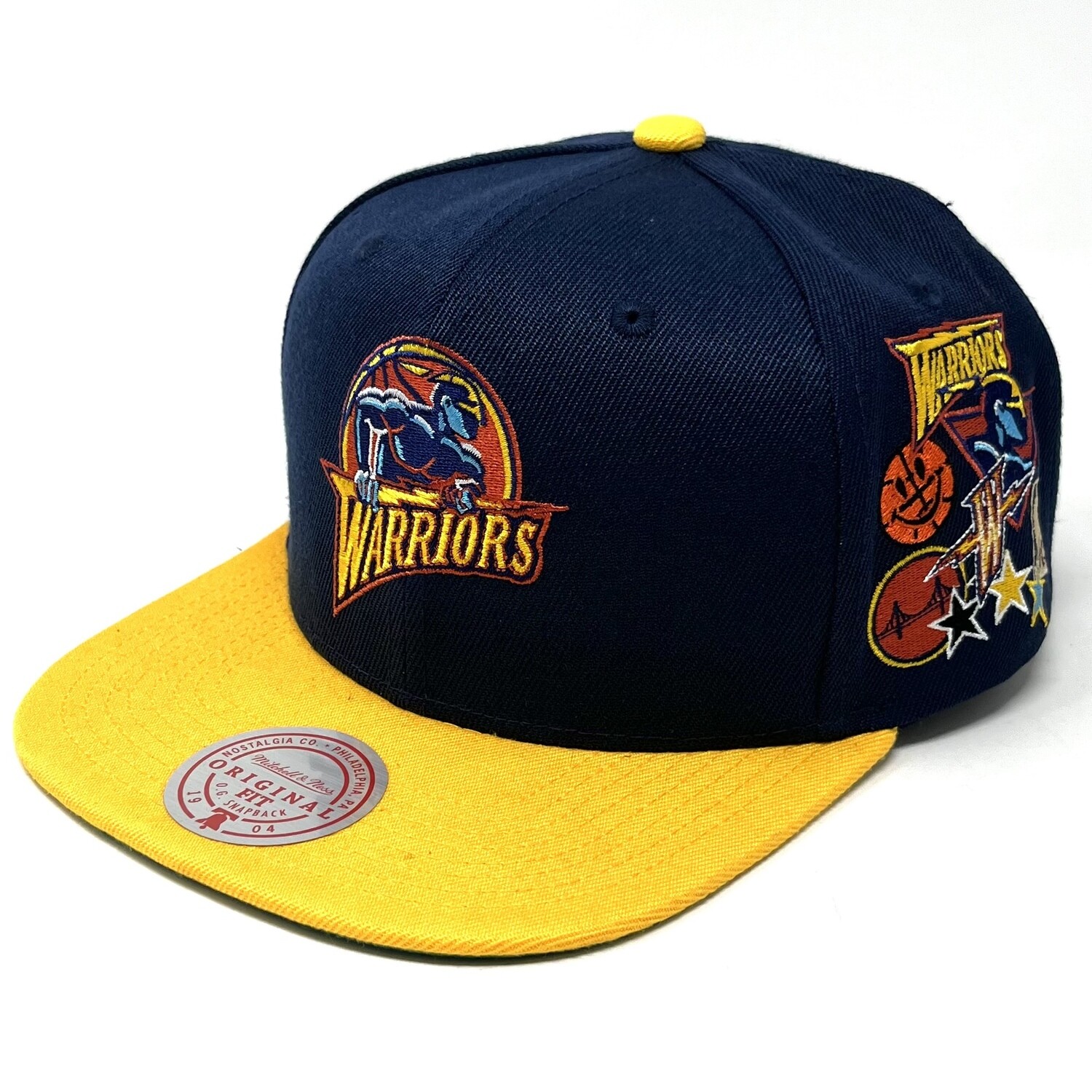 Golden State Warriors NBA Patch Overload Snapback Hat
