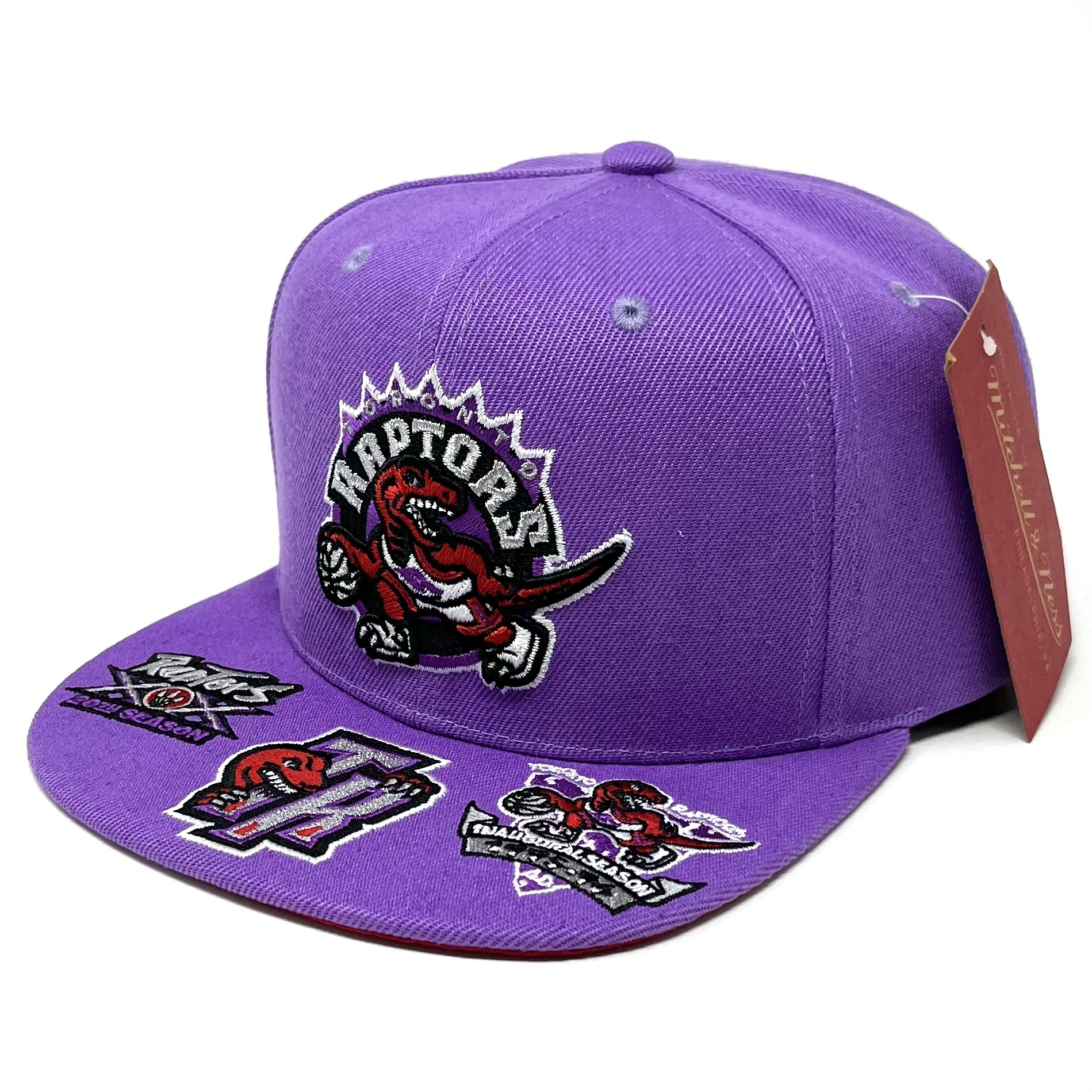 Men's Toronto Raptors NBA Mitchell & Ness Psychedelic Snapback Hat