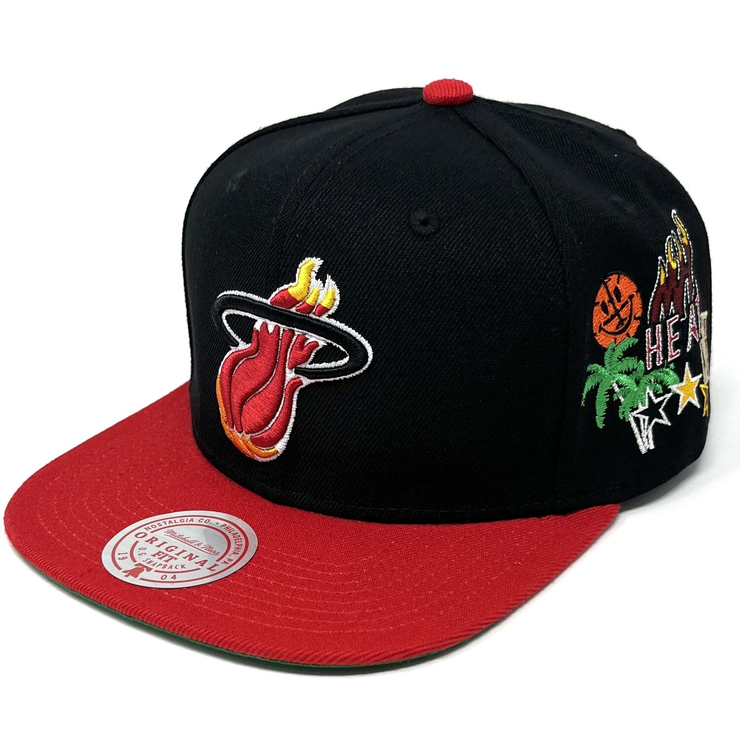 Miami Heat Men's NBA Patch Overload Snapback Hat
