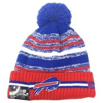 Buffalo Bills New Era Cuffed Pom Men's Knit Hat