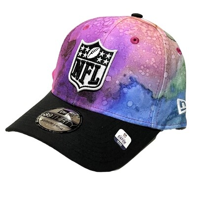 NFL Men's New Era 39Thirty Ink Dye Crucial Catch Fitted Hat