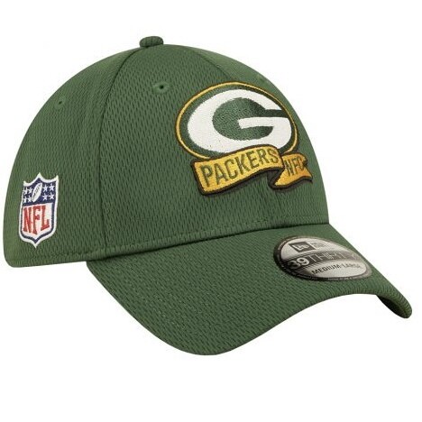 Green Bay Packers Men’s New Era 39Thirty  Sideline Official Coach Flex Fit Hat