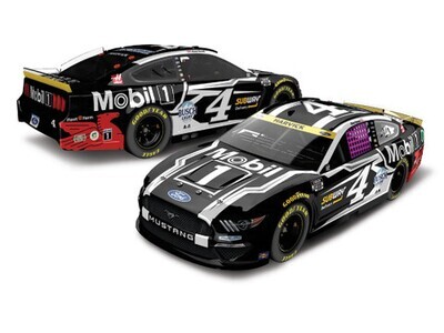 Kevin Harvick #4 Mobil 1 Fan Vote Black 2021 Mustang 1:64 Scale Diecast Car