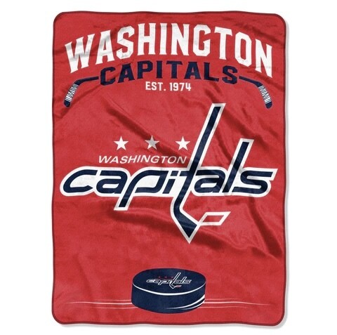 Washington Capitals 60" x 80" Plush Raschel Blanket