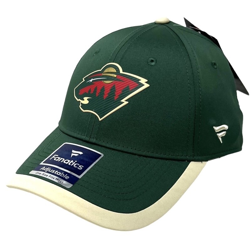 Minnesota Wild Men's Fanatics Defender Adjustable Hat