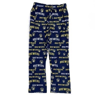 Milwaukee Brewers Men's Concepts Sport Fairway Knit Pajama Pants