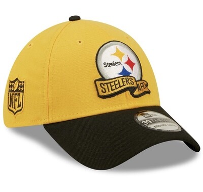 Pittsburgh Steelers Men’s New Era 39Thirty  Sideline Official Coach Flex Fit Hat