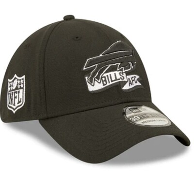 Buffalo Bills Men’s Black New Era 39Thirty  Sideline Official Coach Flex Fit Hat