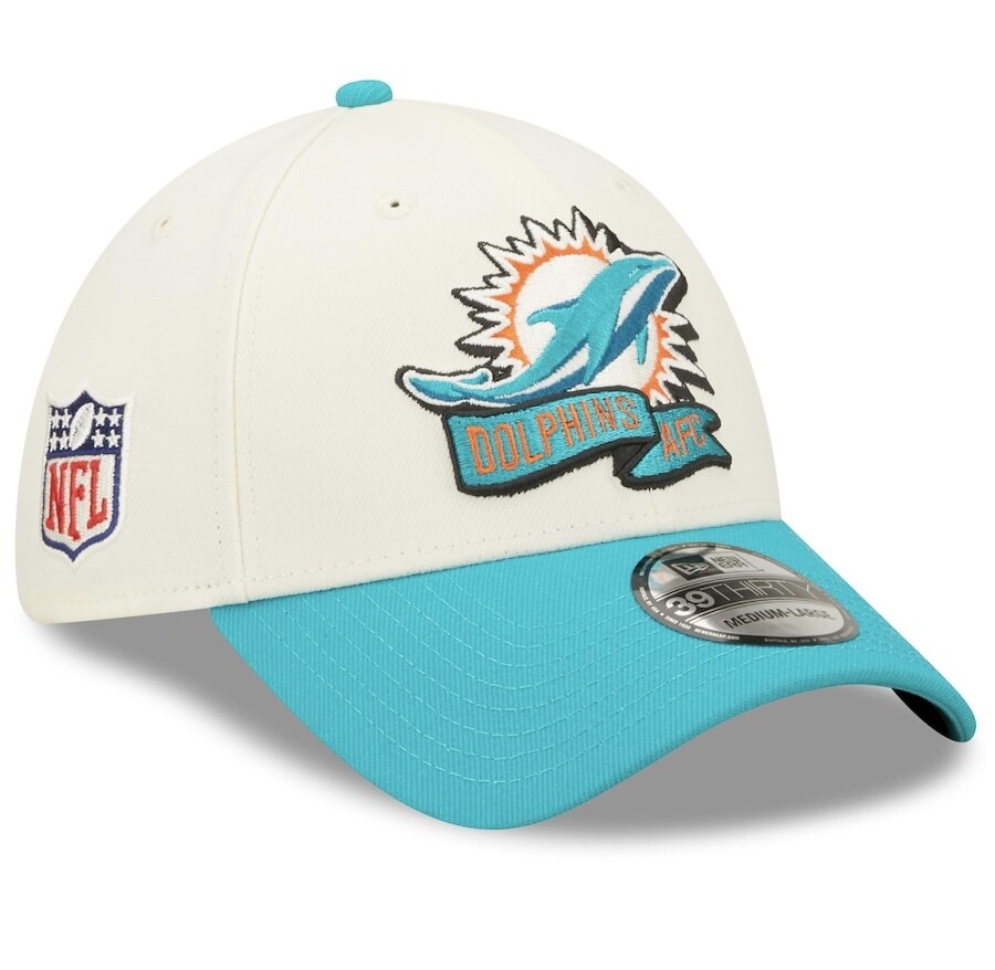 Miami Dolphins Men’s New Era 39Thirty  Sideline Official Coach Flex Fit Hat