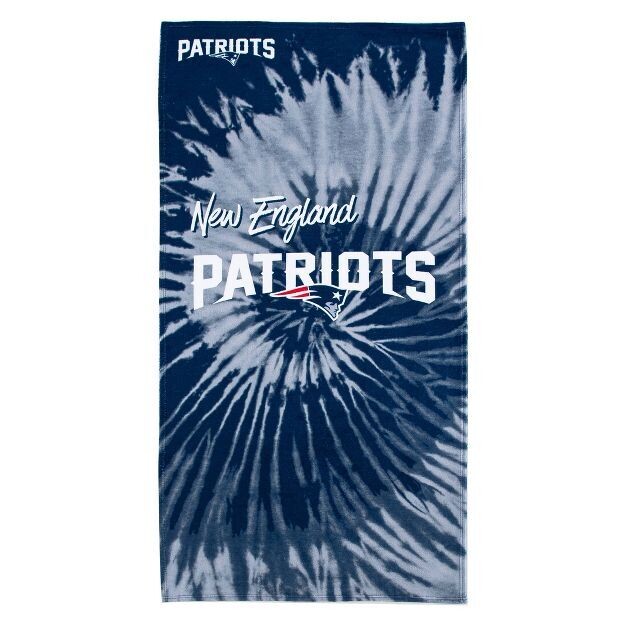 New England Patriots Psychedelic Beach Towel