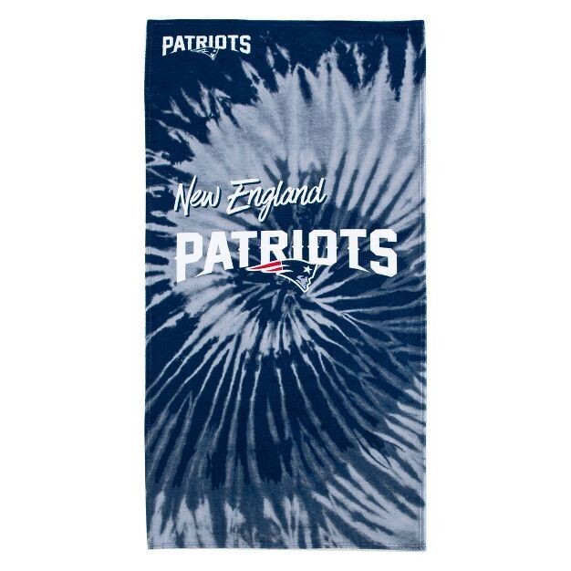 New England Patriots Psychedelic Beach Towel New England Patriots Psychedelic Beach Towel