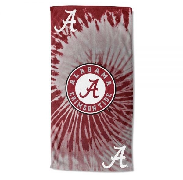 Alabama Crimson Tide Psychedelic Beach Towel Alabama Crimson Tide Psychedelic Beach Towel