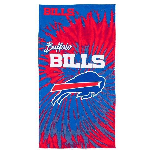 Buffalo Bills Psychedelic Beach Towel
