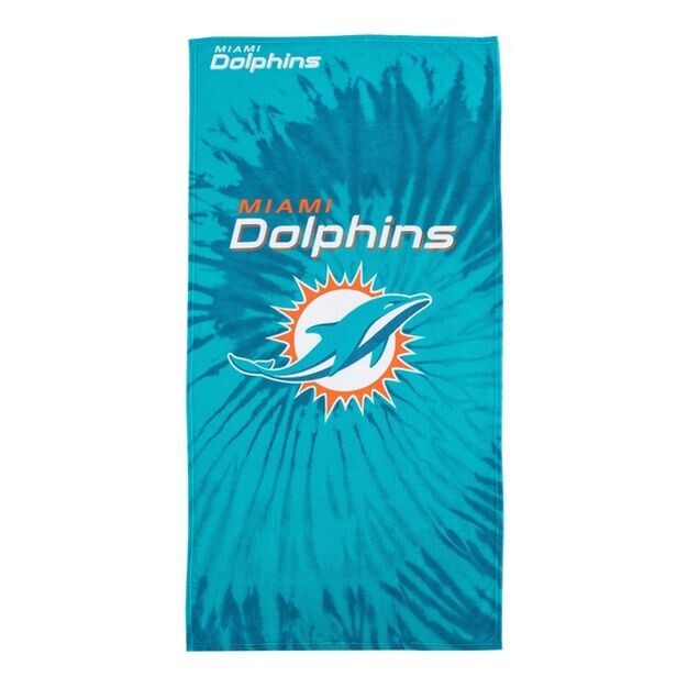Miami Dolphins Psychedelic Beach Towel