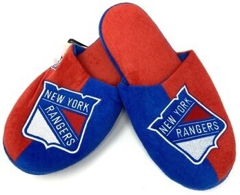 New York Rangers Men's Forever Slippers