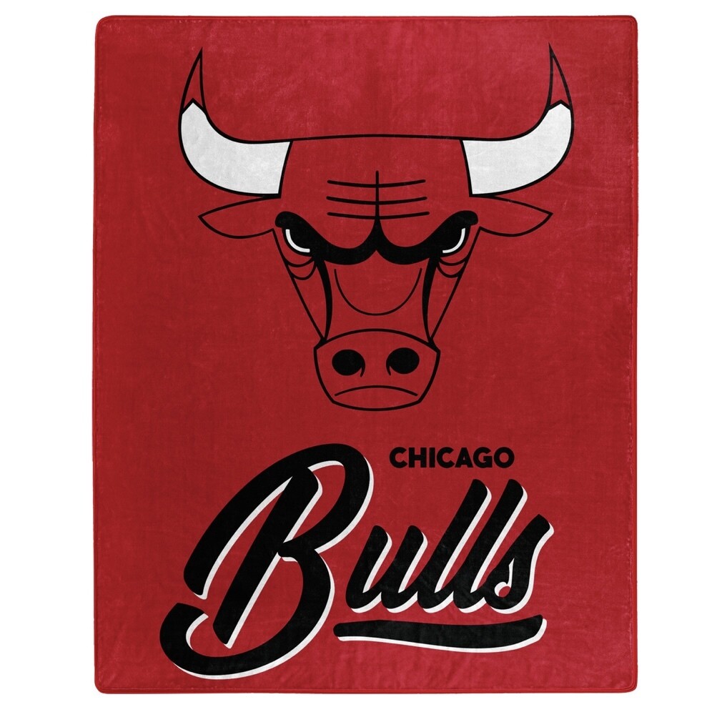 Chicago Bulls 50" x 60" Signature Plush Raschel Blanket