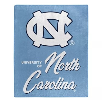 North Carolina Tar Heels 50" x 60" Signature Plush Raschel Blanket