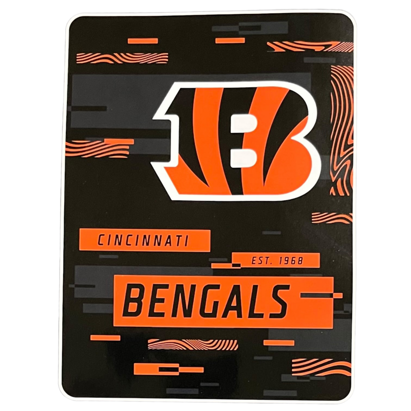 Cincinnati Bengals 60 Cincinnati Bengals 60" x 80" Plush Raschel Blanket