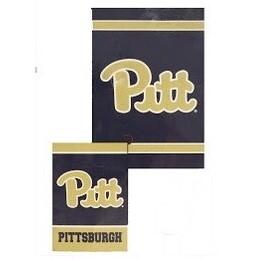 Pitt Panthers Navy Blue 12.5" x 18" Premium 2-Sided Garden Flag