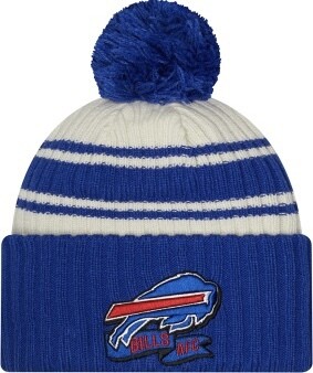 Buffalo Bills Men’s New Era Sideline Cuffed Pom Knit Hat