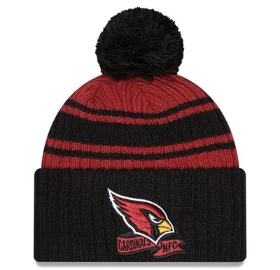 Arizona Cardinals Men’s New Era Sideline Cuffed Pom Knit Hat