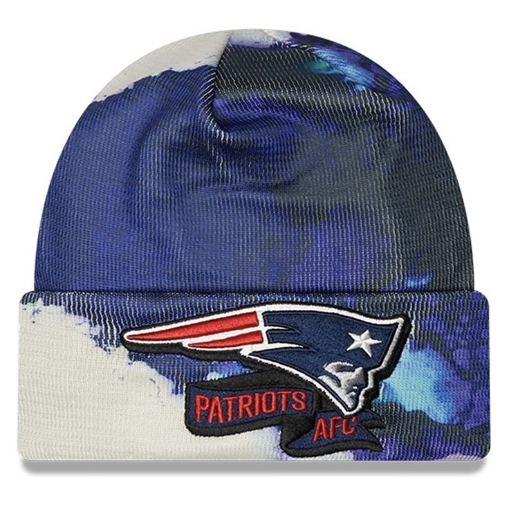 New England Patriots Men’s New Era Ink Dye Cuffed Knit Hat