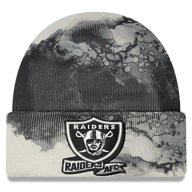 Las Vegas Raiders Men’so New Era Ink Dye Cuffed Knit Hat
