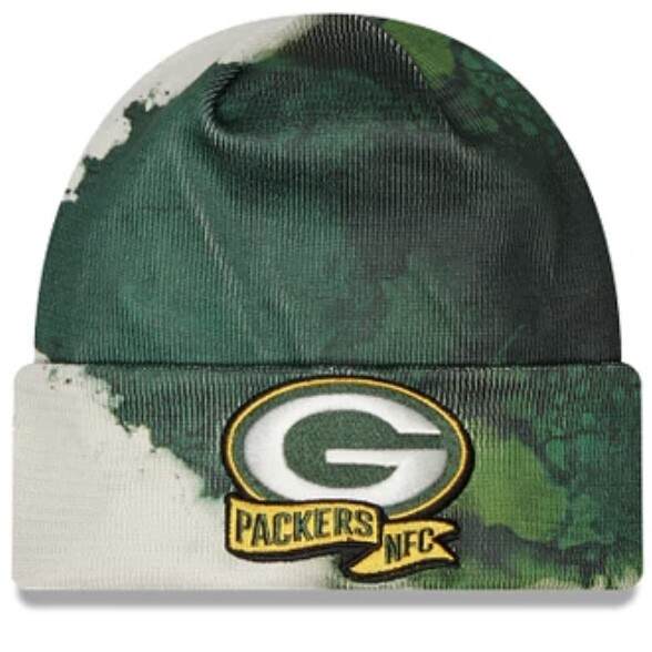 Green Bay Packers Men’s New Era Ink Dye Cuffed Knit Hat