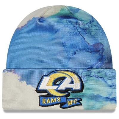 Los Angeles Rams Men’s New Era Ink Dye Cuffed Knit Hat Los Angeles Rams Men’s New Era Ink Dye Cuffed Knit Hat