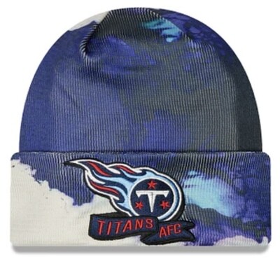 Tennessee Titans Men’s New Era Ink Dye Cuffed Knit Hat Tennessee Titans Men’s New Era Ink Dye Cuffed Knit Hat
