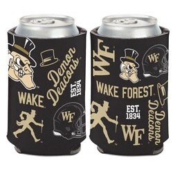 Wake Forest Demon Deacons 12 Ounce Can Cooler Koozie