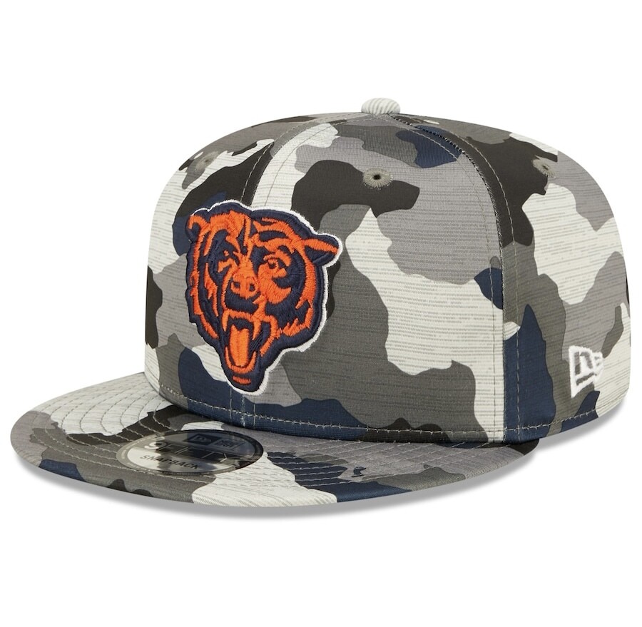 Chicago Bears Men’s Camo New Era 9Fifty Training Camp Snapback Hat