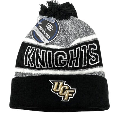 UCF Knights Men's Top of the World Cuffed Pom Knit Hat