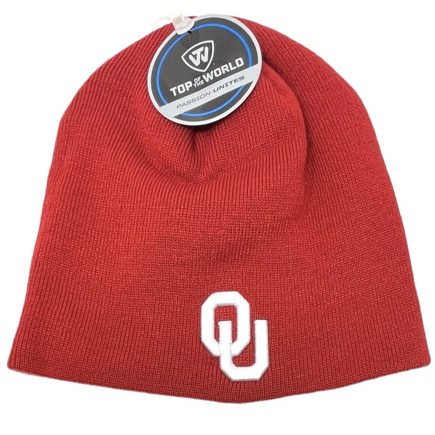 Oklahoma Sooners Men's Top of the World Knit Hat
