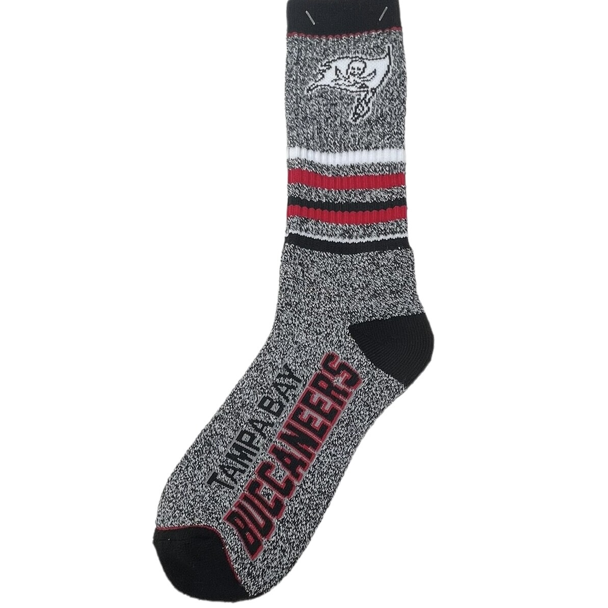 Tampa Bay Buccaneers Adult 5-Star Marbled Socks