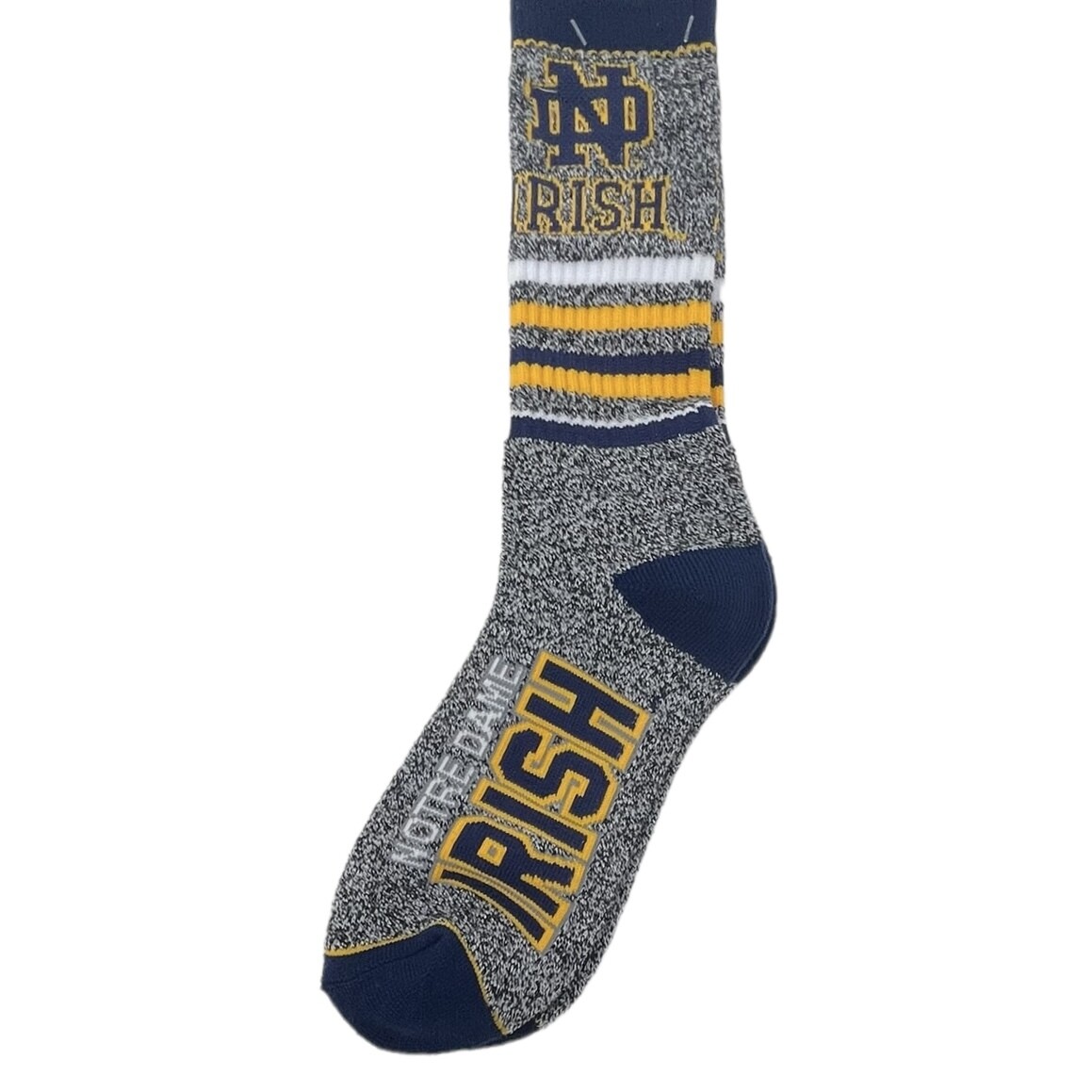 Notre Dame Fighting Irish Adult 5-Star Marbled Socks