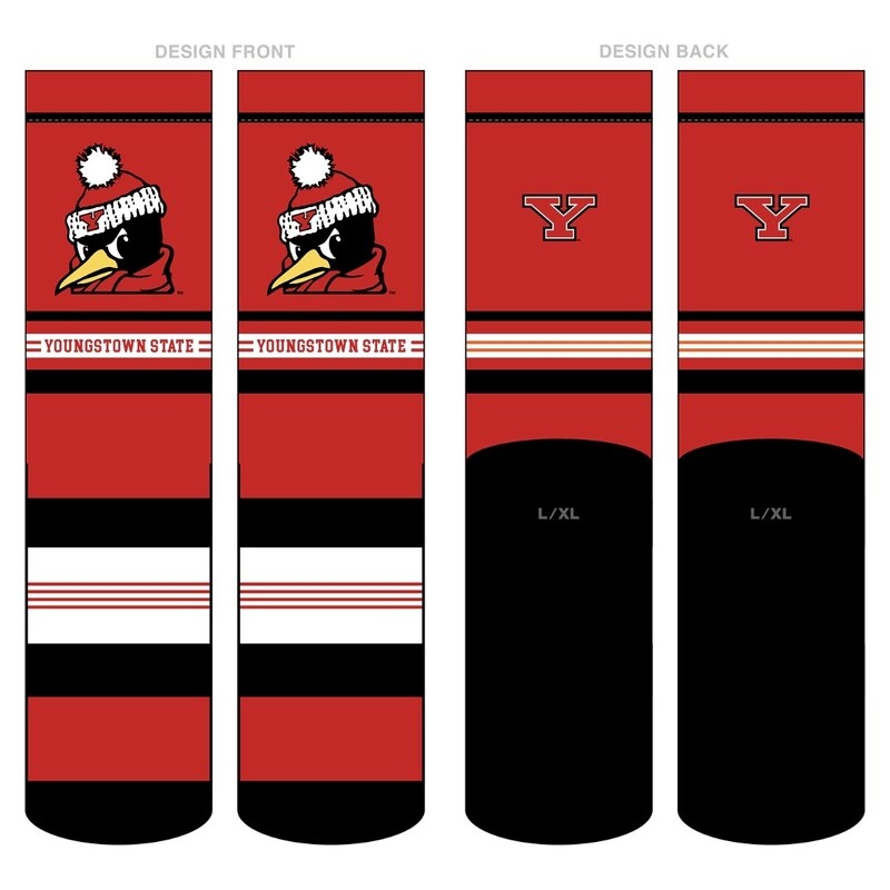 Youngstown State Penguins Unisex Graphic Socks