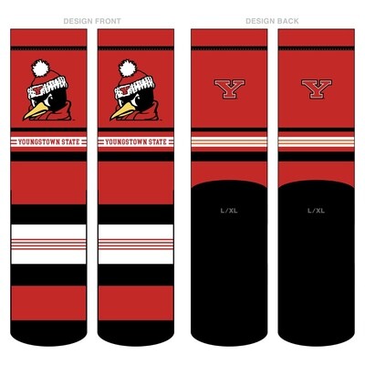 Youngstown State Penguins Unisex Graphic Socks